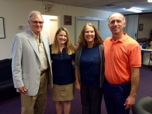 Dr. Massey and Dr. Dourron with Lynn Goldman and Lila Bradley